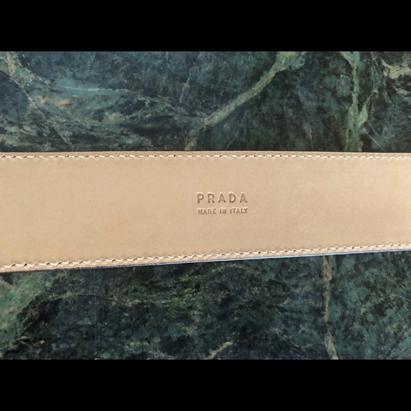 Prada peach python belt, 85/34 main image 4